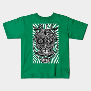 Mexican skull, day of the dead cinco de mayo Mexico Sugar Kids T-Shirt